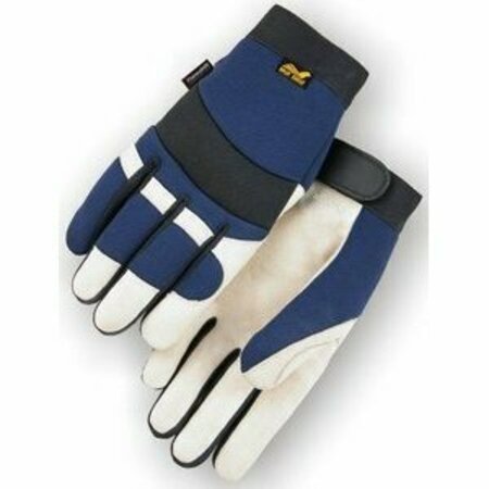 MAJESTIC GLOVE 2152tw Med Pigskin Palm W/Blue Stretch Back Mech.Thin.Glove HV831134366